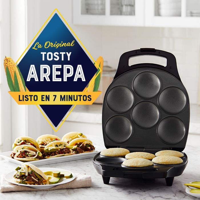 Tostiarepa Oster🥯 . Ahora puedes volver a preparar tus deliciosas arepas  en casa, con la original Tosty Arepa Oster® CKSTAM0513.Cocina…