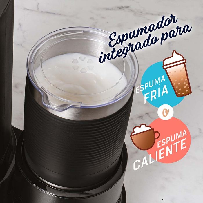 Cafetera Latte 4 en 1 con Espumador Oster OBVSTDC02B