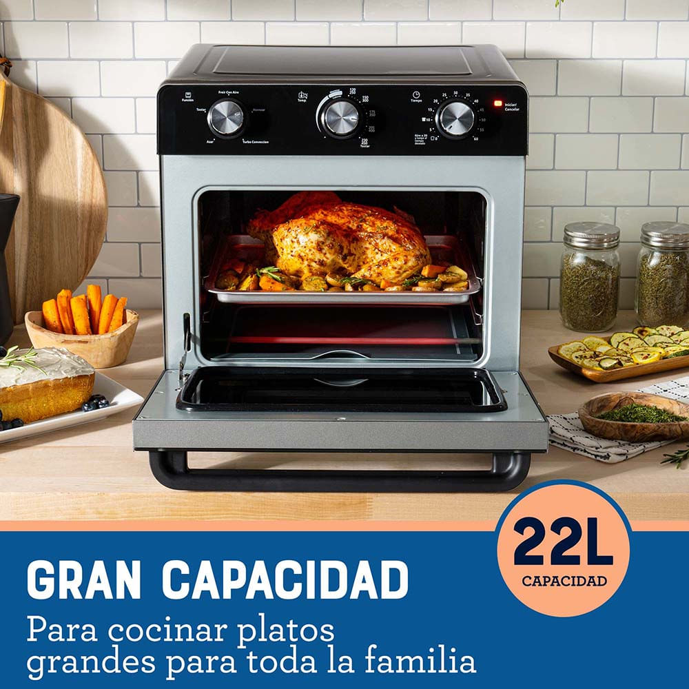 Horno Con Freidora De Aire Oster® De 22 Litros TSSTTVMAF1NS - Oster