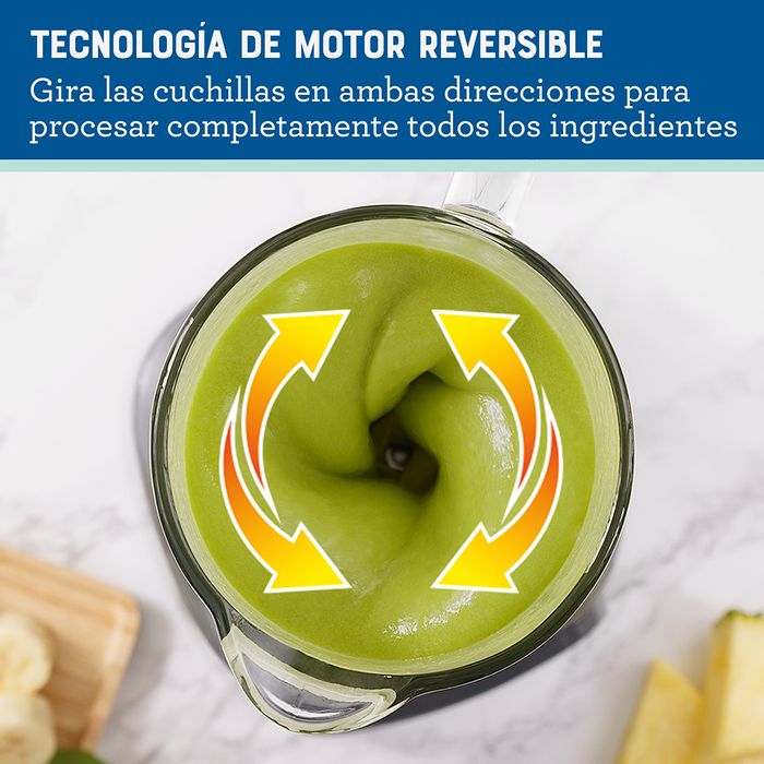 Licuadora Oster® programas automáticos con tecnología reversible