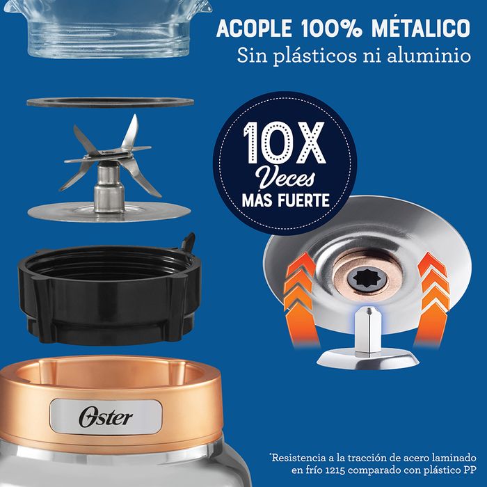 Licuadora Osterizer® Max con perilla y vaso de vidrio BLSTPBRG - Oster